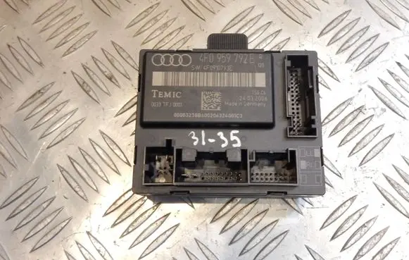 Audi A6 S6 C6 4F Door control unit/module 4F0959792E 3135