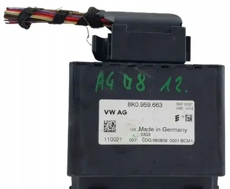 Audi A4 S4 B8 8K Gateway control module 8k09596634car