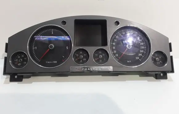 Volkswagen Phaeton Speedometer (instrument cluster) 3D0920881A 6033EC2144