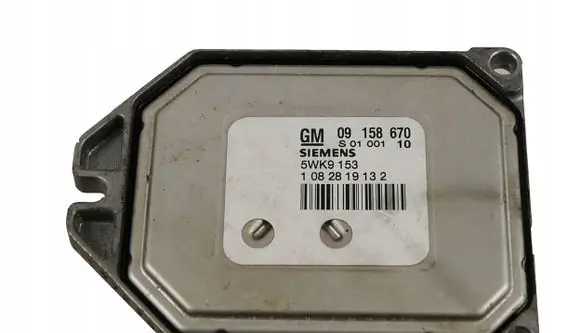 Opel Zafira A Engine control unit/module 09158670