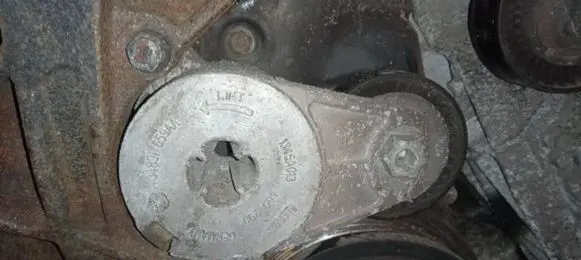 Mitsubishi Lancer X Generator/alternator belt tensioner 04891659AA