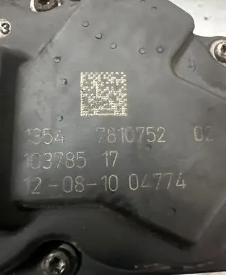 BMW 5 F10 F11 Throttle valve 7810752
