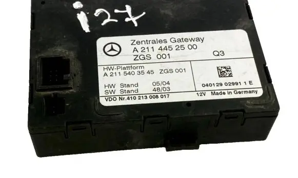 Gateway control module