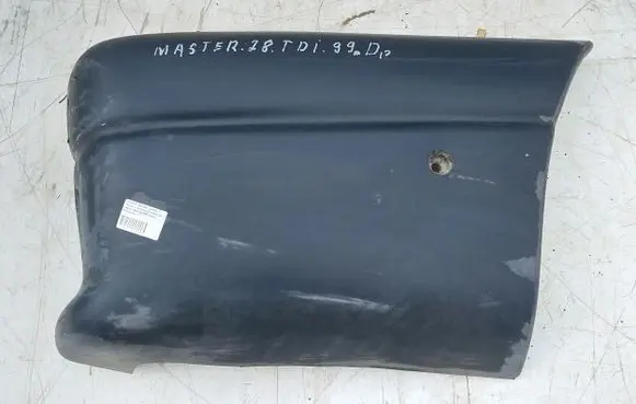 Rear bumper corner part panel trim