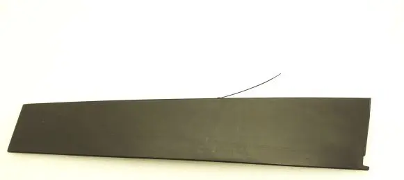 Front door glass trim molding