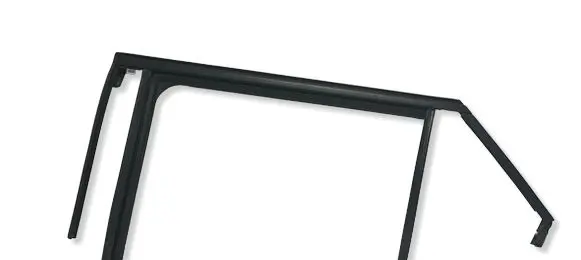 Peugeot 2008 II Rear door glass trim molding 9825819380 45845