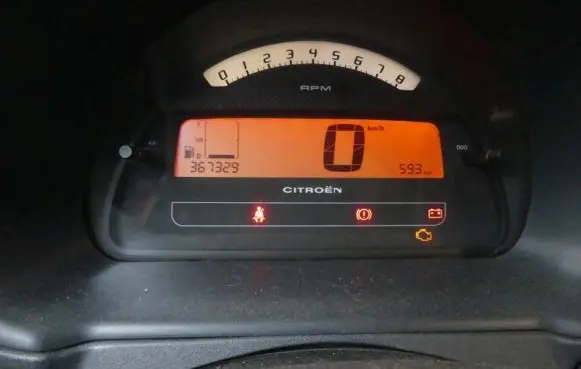 Citroen C2 Speedometer (instrument cluster) 9660225980 IMPRK1354544