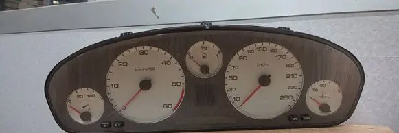 Peugeot 607 Speedometer (instrument cluster) 9639118780 87001383D