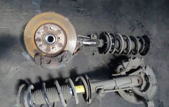 Opel Antara Rear shock absorber with coil spring 