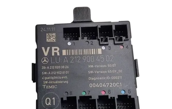 Mercedes-Benz E C207 W207 Door control unit/module A2129004502 A2128203826 A2129028101