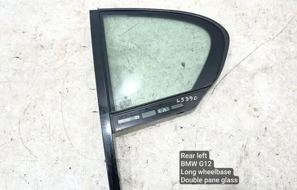 BMW 7 G11 G12 Rear vent window glass 7384217