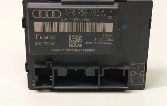 Audi A6 S6 C6 4F Door control unit/module 4F0959795A