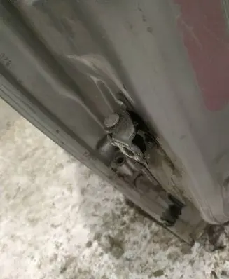 Opel Astra G Rear door check strap stopper 