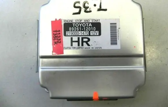 Toyota Auris 150 Start/Stop control module 8926002020