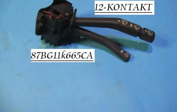 Ford Sierra Wiper control stalk 87BG11K665CA
