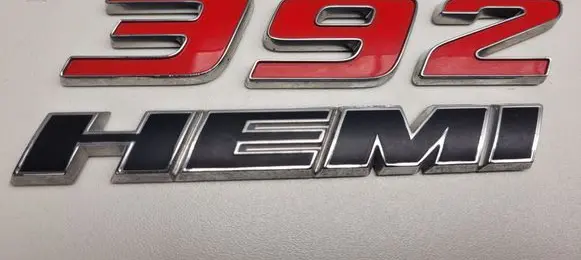 Dodge Challenger Fender model badge letters 