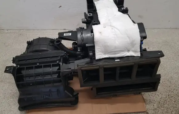 Interior heater climate box assembly