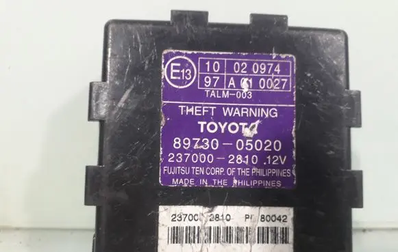 Toyota Avensis T250 Alarm control unit/module 8973005020