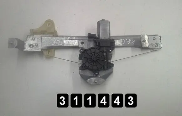 Renault Captur Front door window regulator with motor 128001472-B