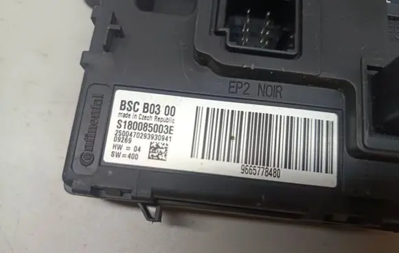 Peugeot 5008 Other control units/modules A2C53327821 S180085003E 9665778480