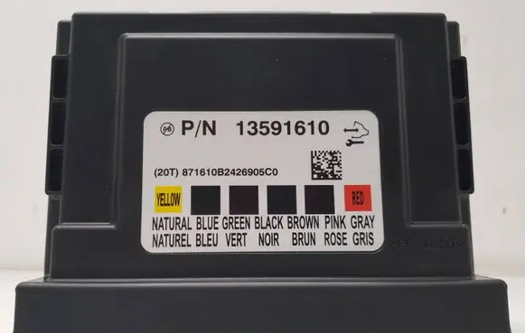 Opel Zafira C Comfort/convenience module 13591610