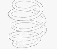 Mazda CX-3 Front coil spring D10H34011B