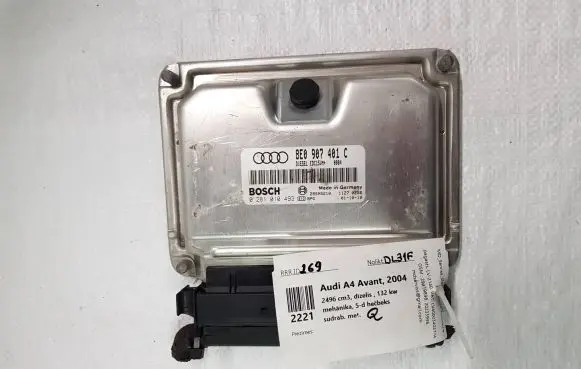 Audi A4 S4 B6 8E 8H Engine control unit/module 8E0907401C 28SA5210 0281010493