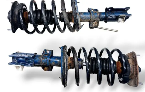 Volvo S80 Front shock absorber with coil spring 5266230003