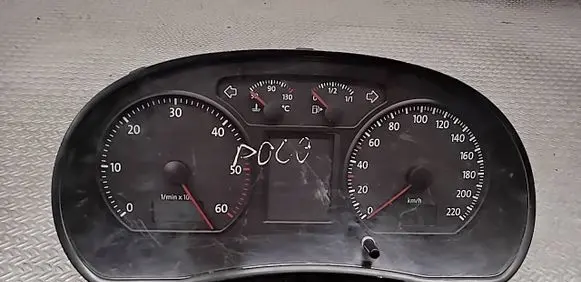 Volkswagen Polo IV 9N3 Speedometer (instrument cluster) 6Q0920804J 503001591201