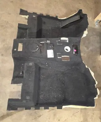 BMW X3 F25 Front floor carpet liner 9219534