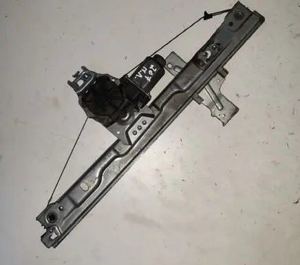 Front door window regulator with motor