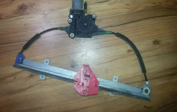 Ford Mondeo MK II Sliding door window regulator with motor 93bbf23201b