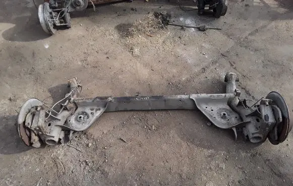 Rear axle beam
