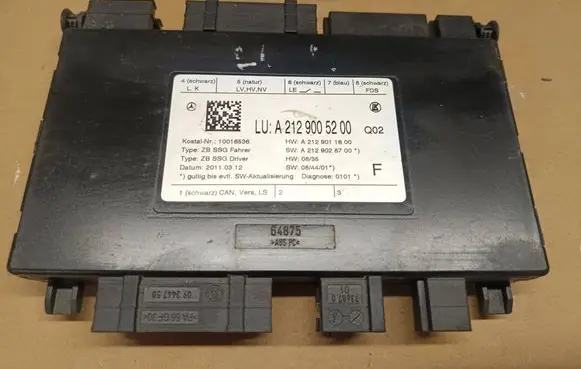 Mercedes-Benz CLS C218 X218 Seat control module A2129005200 A2129011600 A2129028700