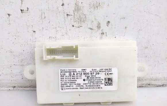 Mercedes-Benz A W176 Keyless (KESSY) go control unit/module A2129009729 A2129010107 A2129025511