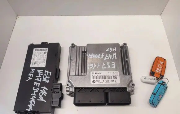 BMW 1 E81 E87 Engine ECU kit and lock set 13618506281 13617812501 13617812001