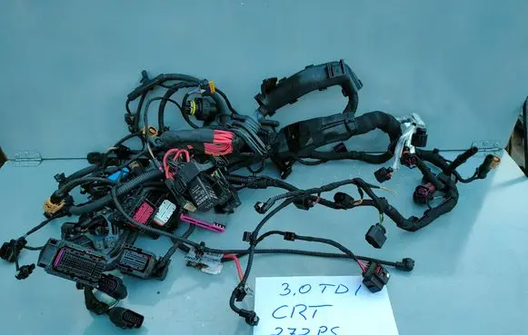 Audi A6 C7 Engine installation wiring loom 4G1971072NB 3.0-TDI CRT