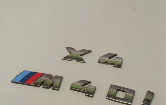 BMW X4 F26 Manufacturers badge/model letters 