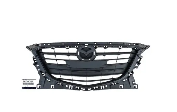 Mazda 3 II Front bumper upper radiator grill BHN1-50-712B