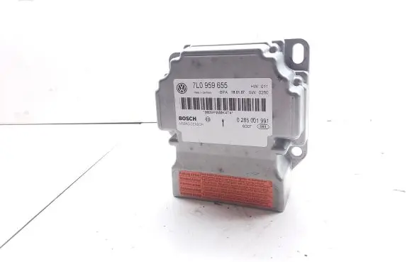 Volkswagen Touareg I Airbag control unit/module 7L0959655 0285001991