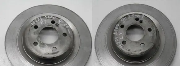 Mercedes-Benz S W221 Rear brake disc TARCZE