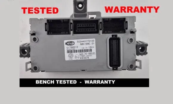 Fiat Bravo Engine control unit/module 503440170103 51786512 NBC198801