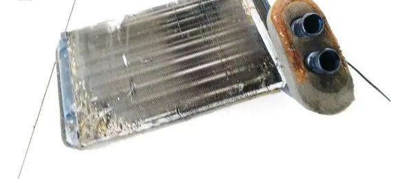 Heater blower radiator