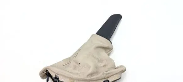 BMW 5 E60 E61 Handbrake lever cover (leather/fabric) 