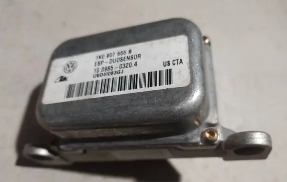 Volkswagen Golf V ESP acceleration yaw rate sensor 1K0907655B 10098503204