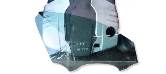 Audi A6 S6 C7 4G Front door window glass four-door 43R00083