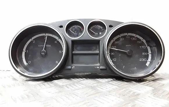 Peugeot 308 Speedometer (instrument cluster) 9665107480