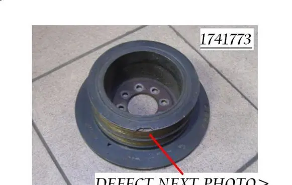 BMW X5 E53 Crankshaft pulley 1741773 11231741773