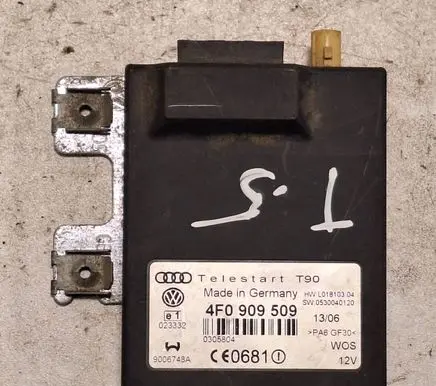 Volkswagen Transporter - Caravelle T5 Auxiliary heating control unit/module 9006748A 0305804 4F0909509
