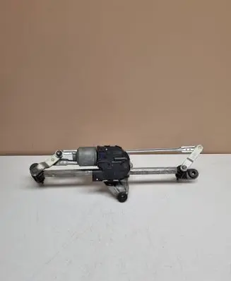 Front wiper linkage and motor